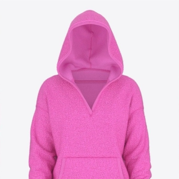 PINK Victoria's Secret Tops - Victoria’s Secret Pink Hooded Fleece Pullover Hoodie